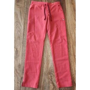FIGS Scrub Pants Womens XS Red Technical Collection Drawstring Medical TW2000R